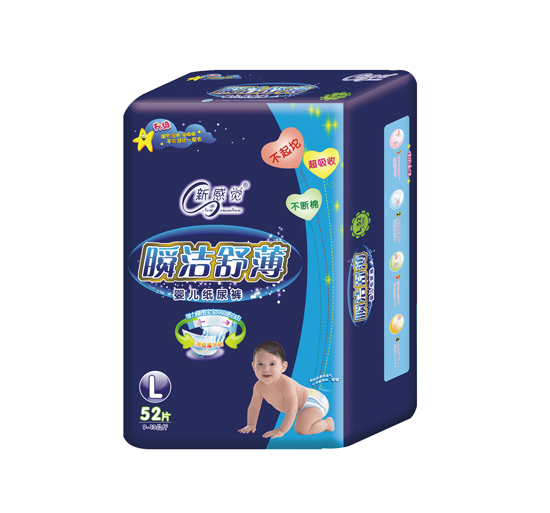 新感覺(jué)瞬潔舒薄yinge紙尿褲L碼52片