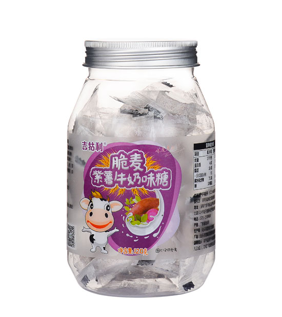 吉牯利脆麥紫薯牛奶味糖