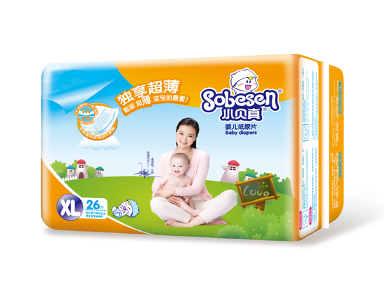 小貝真獨享超薄yinge紙尿片XL碼26片