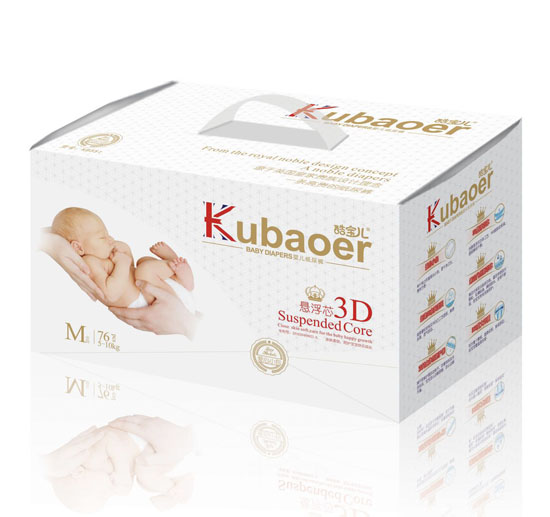 酷寶兒3D懸浮芯yinge紙尿褲M碼76片