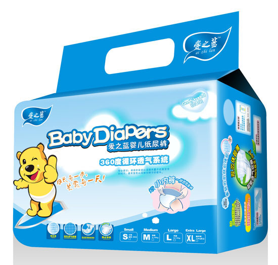 愛(ài)之藍(lán)嬰兒紙尿褲XL