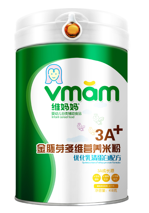 維媽媽優(yōu)化乳清蛋白3A金胚芽營(yíng)養(yǎng)米粉