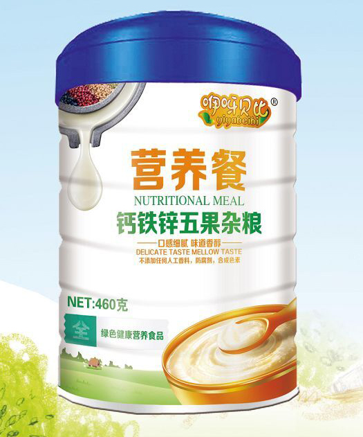 咿呀貝比鈣鐵鋅五果雜糧營養(yǎng)餐