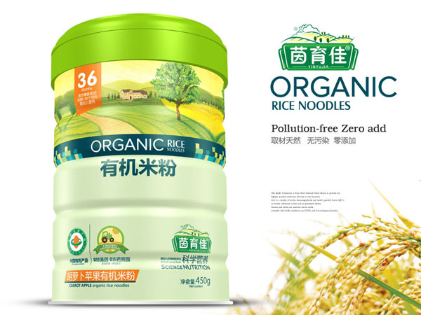 茵育佳胡蘿卜蘋果有機(jī)米粉鐵聽