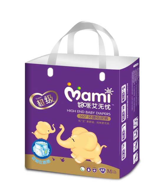 媽咪艾無(wú)憂(yōu)超級(jí)360°環(huán)腰紙尿褲M(mǎn)碼