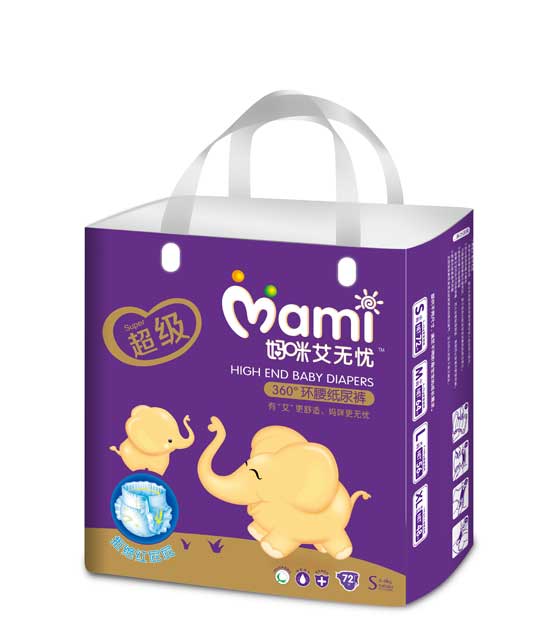 媽咪艾無(wú)憂(yōu)超級(jí)360°環(huán)腰紙尿褲S碼