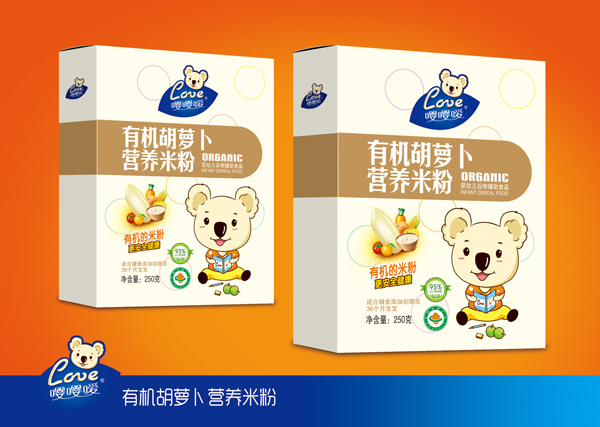 嚶嚶噯有機胡蘿卜營養(yǎng)米粉