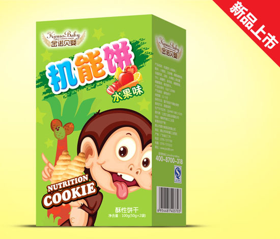 金諾貝嬰機(jī)能餅(水果味)