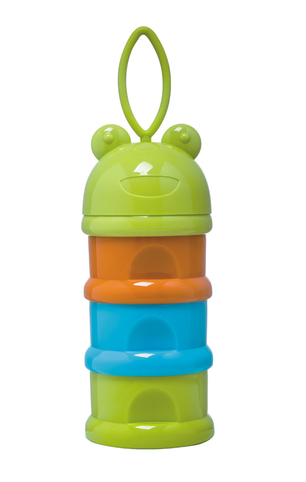 小孩國便攜三層獨(dú)立奶粉盒