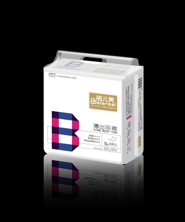 蓓兒美(薄出芯裁)嬰兒紙尿片_XL48