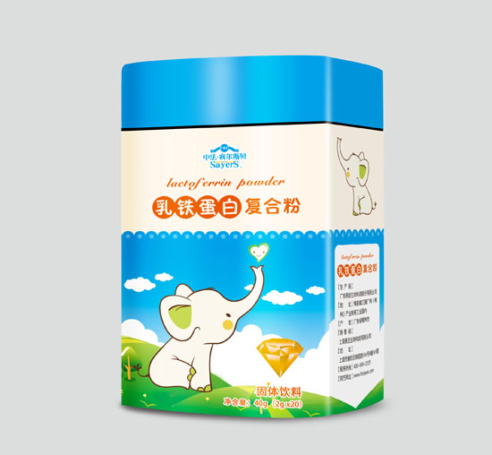 中法賽爾斯貝QS乳鐵蛋白復(fù)合粉20袋(鐵盒)
