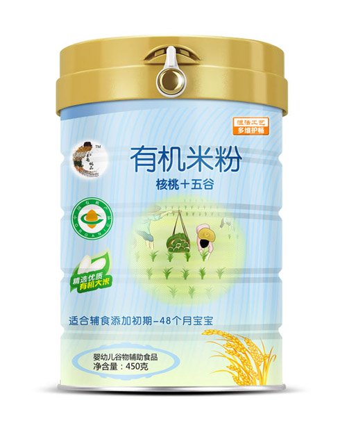 米爸優(yōu)品核桃五谷有機(jī)米粉