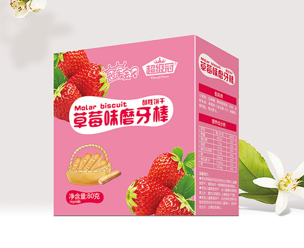 冠軍寶貝超級冠草莓味磨牙棒