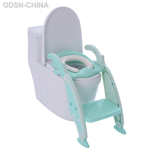 青蛙嘟迪兒童時尚階梯式輔助坐便器藍色