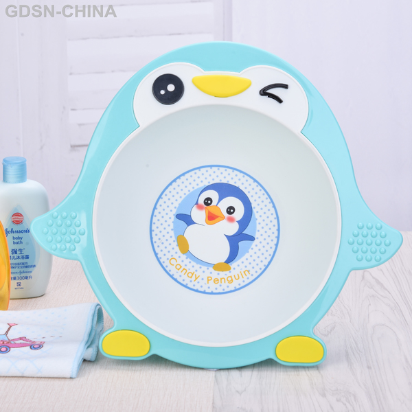 青蛙嘟迪可愛企鵝雙層保溫盆(綠色)