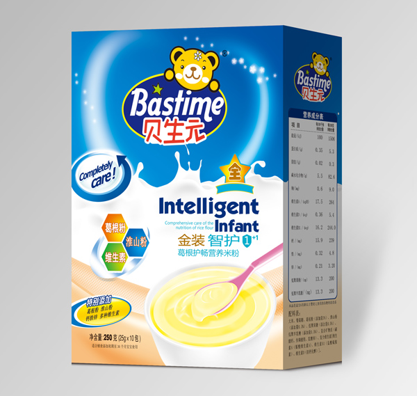 貝生元金裝智護1+1葛根護腸營養(yǎng)米粉盒裝