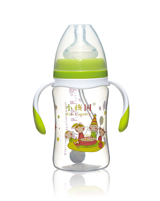 小孩國寬口直身自動PP奶瓶綠色240ML.jpg 小孩國寬口直身自動PP奶瓶綠色240ML.jpg