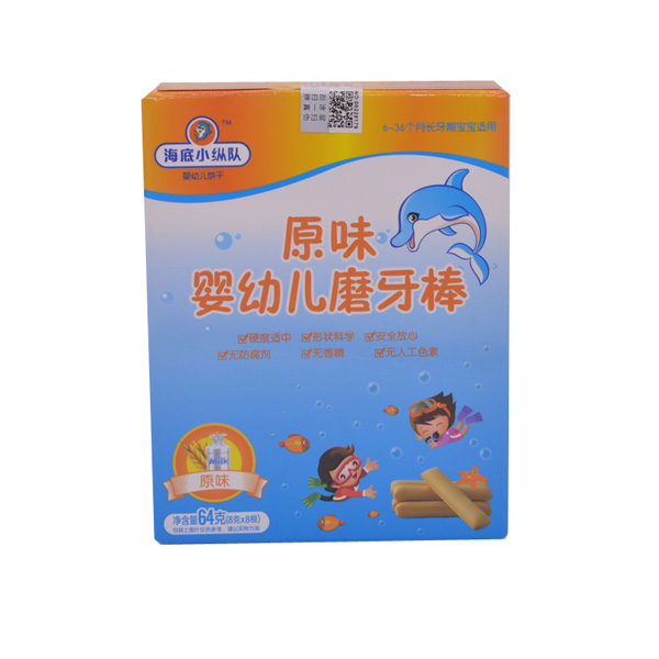海底小縱隊原味磨牙棒盒裝64g