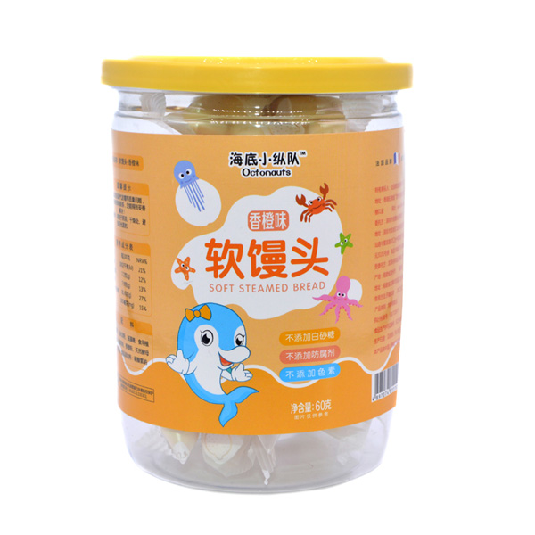 海底小縱隊軟饅頭香橙味