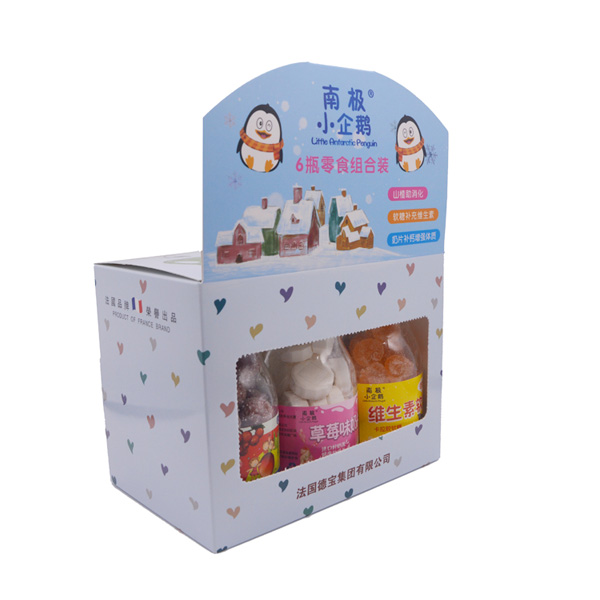 南極小企鵝六瓶零食組合裝背面