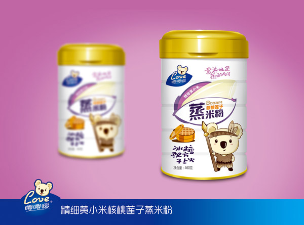 嚶嚶噯精細黃小米蒸米粉-核桃蓮子