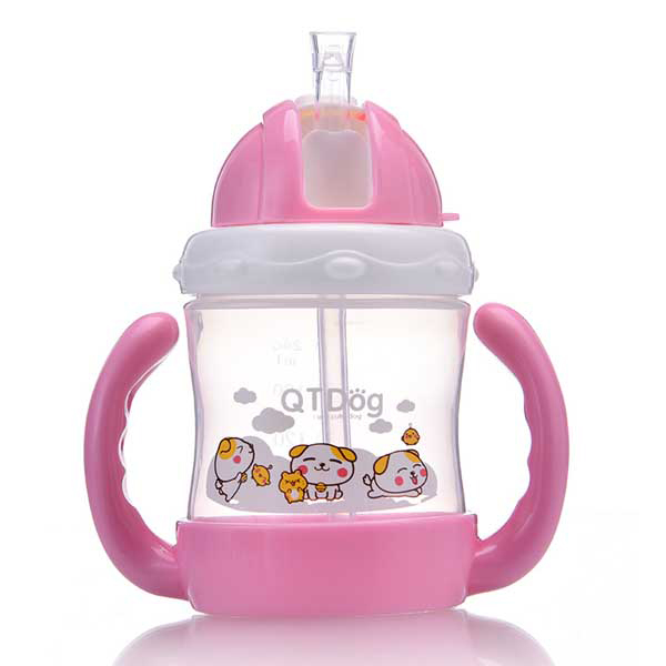 邦貝小象卡通學飲杯-粉色小狗.jpg