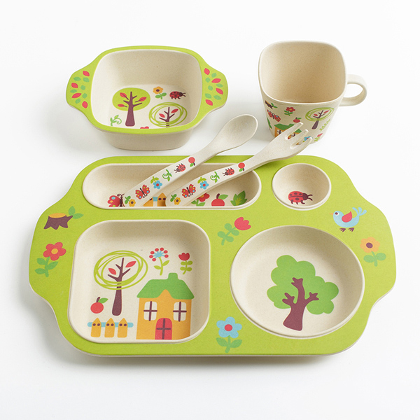 邦貝小象兒童卡通餐盤(pán)1