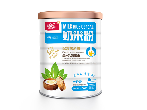 酷幼奶米粉-益+乳清蛋白-鐵罐