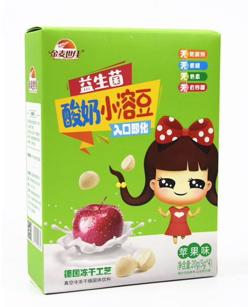 金麥世佳酸奶小溶豆蘋果味