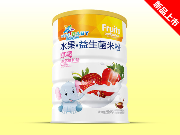 環(huán)球寶貝水果益生菌米粉-草莓水蘇糖護暢