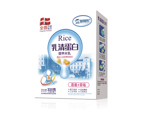 智慧熊乳清蛋白營養(yǎng)米乳-香蕉草莓