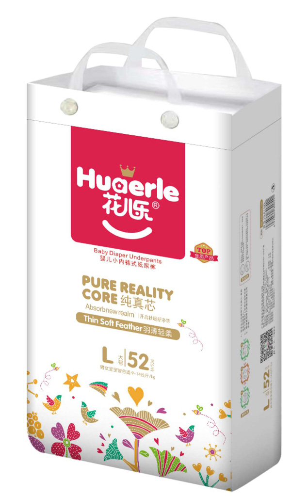 花兒樂(lè)嬰兒小內(nèi)褲式紙尿褲L