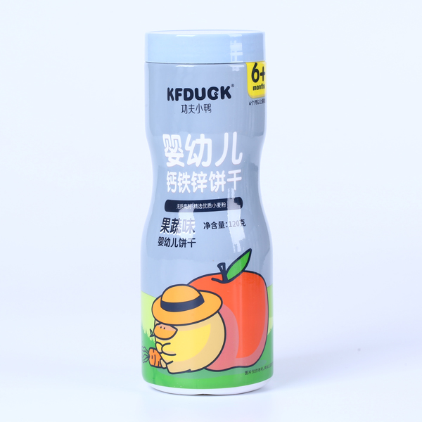 功夫小鴨嬰幼兒鈣鐵鋅餅干 果蔬味