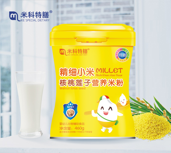 米科特膳精細小米核桃蓮子營養(yǎng)米粉600