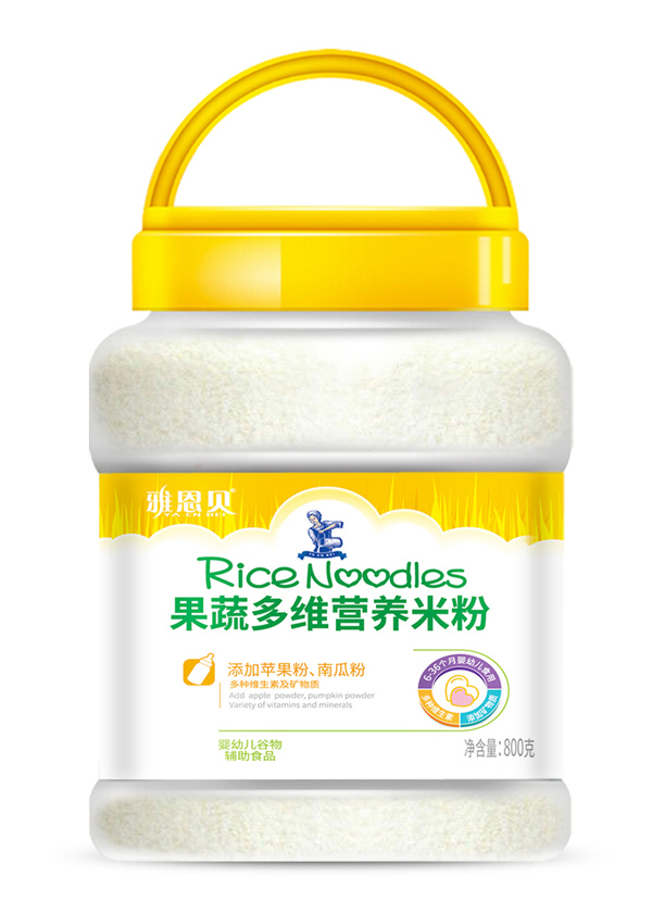 雅恩貝800克果蔬多維營(yíng)養(yǎng)米粉