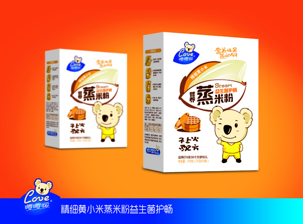 嚶嚶噯精細黃小米益生菌護暢蒸米粉 盒裝