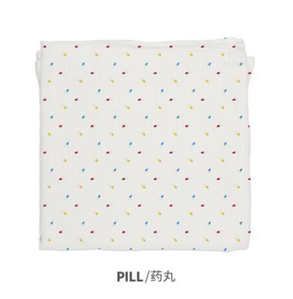 西班牙baby bites嬰兒Muslin多用途純棉襁褓包巾 藥丸