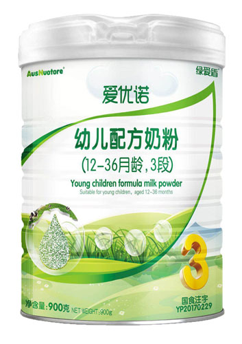愛(ài)優(yōu)諾有機(jī)幼兒配方奶粉3段