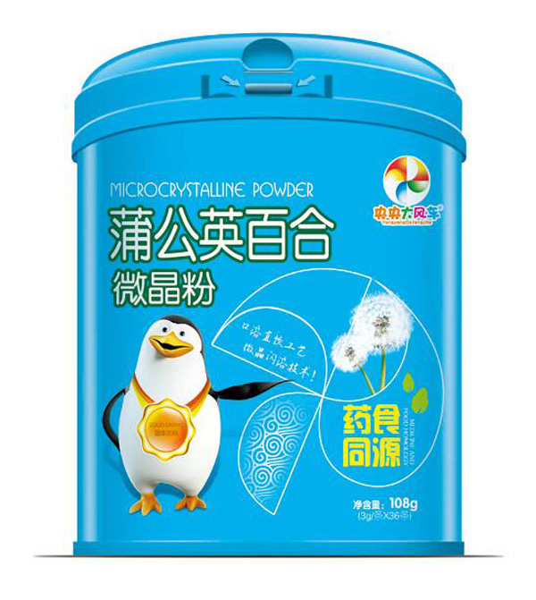 央央大風車蒲公英百合微晶粉