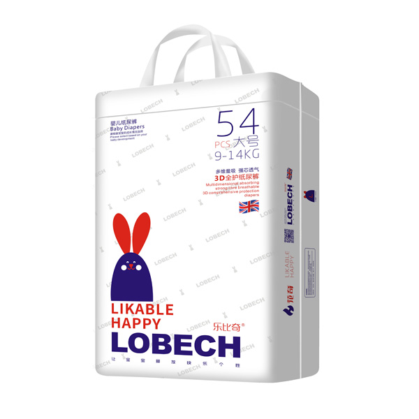 樂(lè)比奇3D全護(hù)紙尿褲大號(hào)54