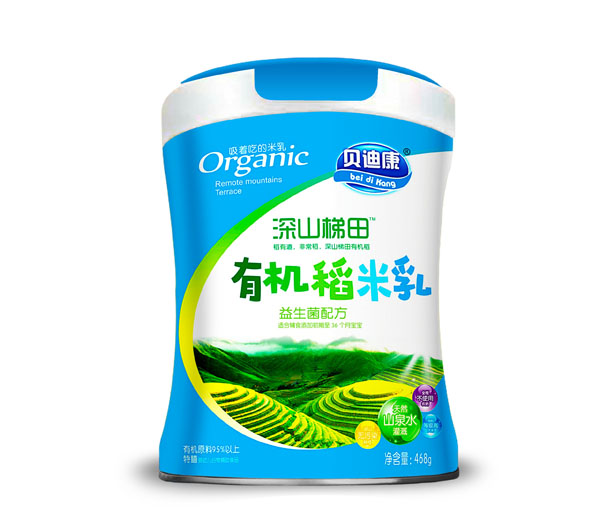 貝迪康深山梯田有機(jī)稻米乳-益生菌配方 聽(tīng)裝