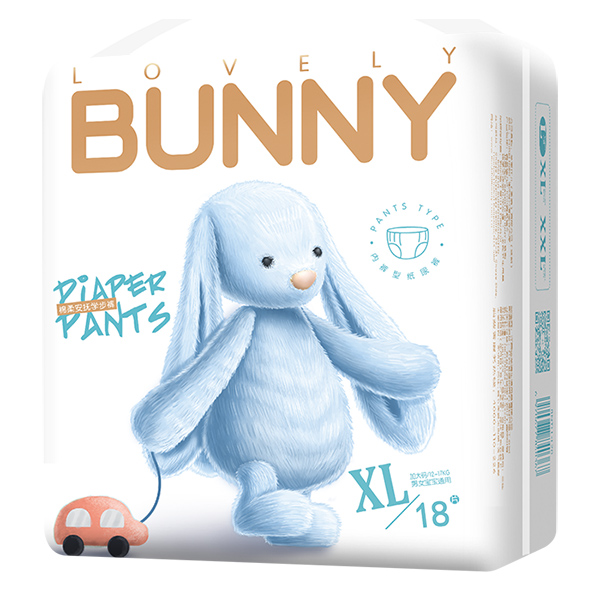 邦尼兔綿柔安撫學步褲XL18