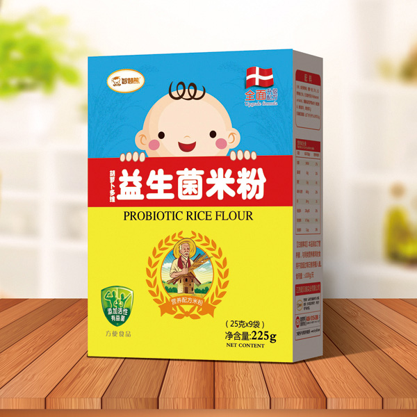 智慧熊胡蘿卜多維益生菌米粉 盒裝