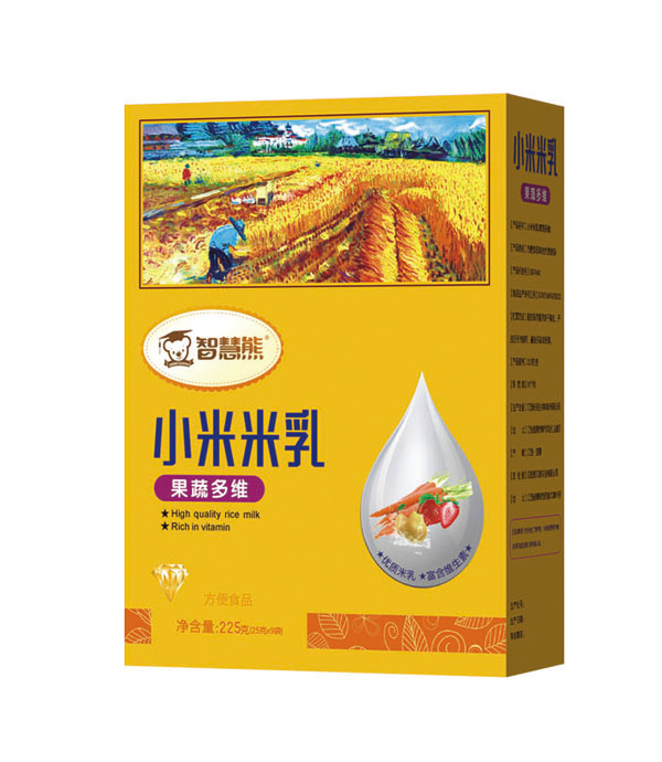 智慧熊小米米乳-果蔬多維盒裝