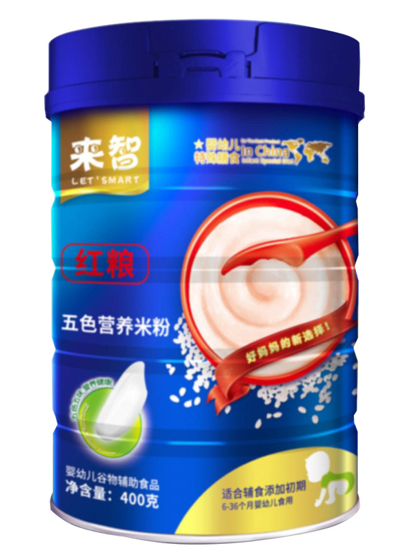 來(lái)智五色營(yíng)養(yǎng)米粉 紅糧
