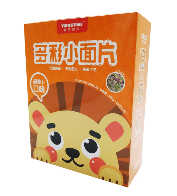 育英時(shí)光多彩小面片 胡蘿卜口味