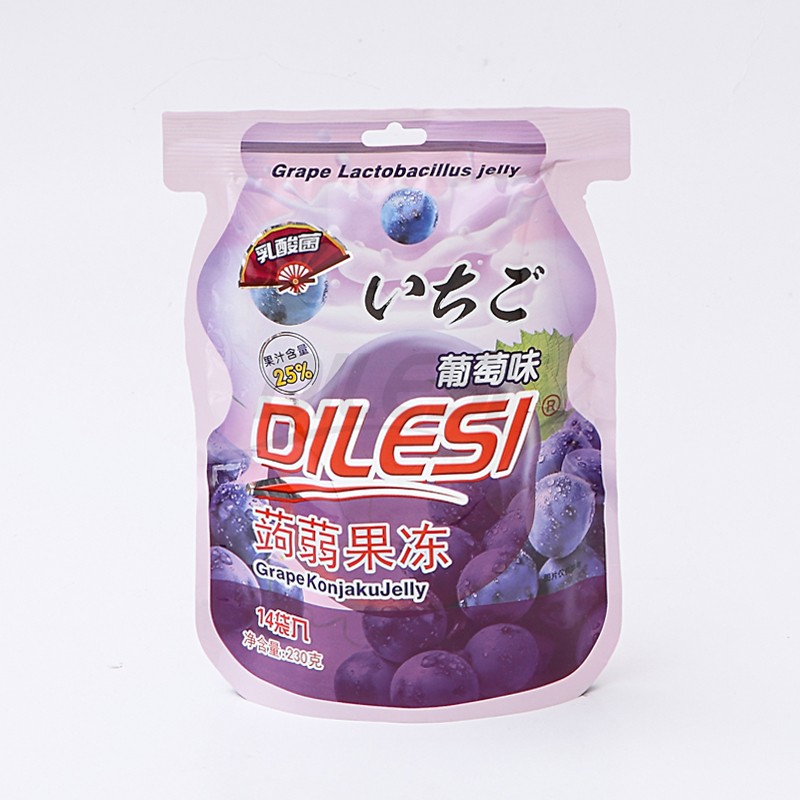 迪樂(lè)斯230g乳酸菌蒟蒻果凍 葡萄味.jpg