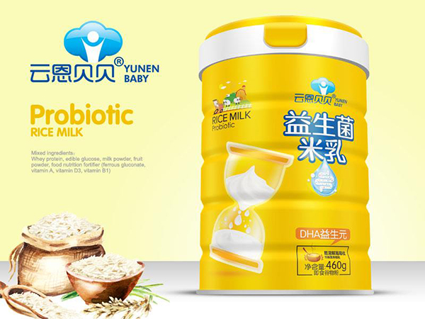 云恩貝貝益生菌米乳-DHA益生元