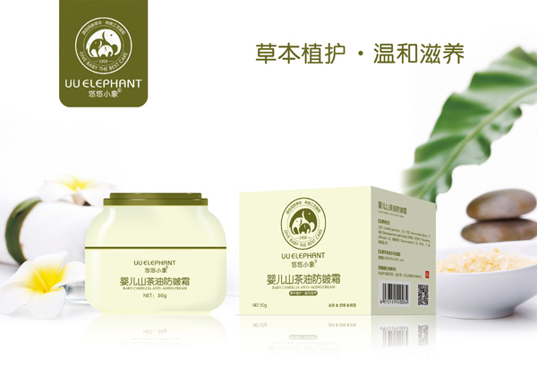 悠悠小象嬰兒山茶油防皴霜