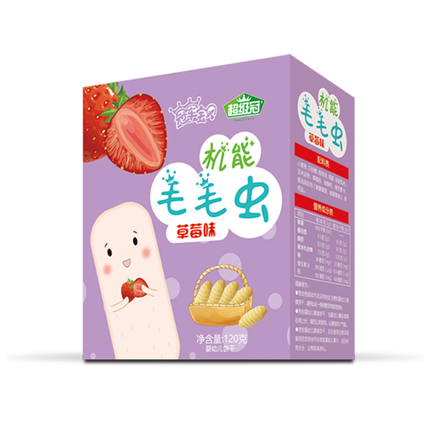 超級冠機能毛毛蟲(草莓味)
